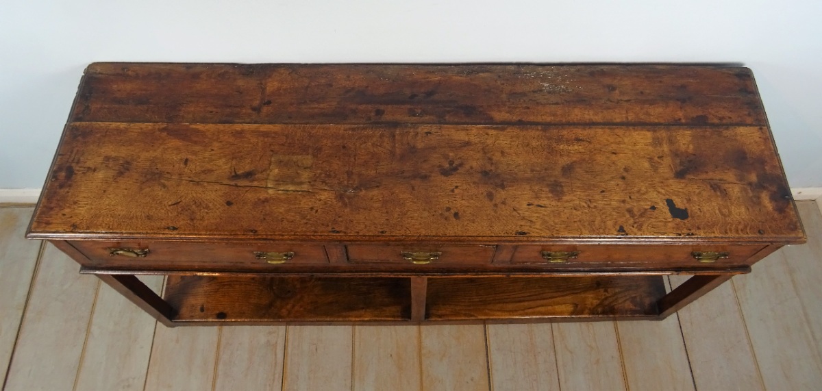 Small Antique Georgian Oak Dresser